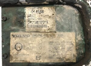 Volvo d12c340 ec01 motorvezérlő egység