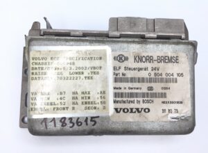 Knorr-bremse vezérlőegység elf 24v volvo, cikkszám: 0 504 004 105