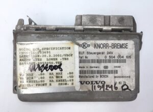 Volvo fls vezérlőegység 48955550 tek knorr-bremse 0 504 004 105 24v