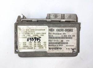 Knorr-bremse vezérlőegység 504004105 volvo 24v bosch 3118073