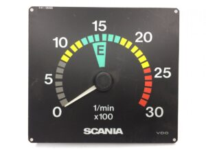 Tachométer scania – 1/min x100, vdo