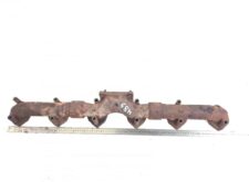 Renault 7420508112 / 7420910962 kipufogócső – elölnézet méretvonalzóval