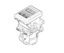 EBS szelep bal első tengelyhez, Scania 1442935, 1754939, 1773676, 1857012, 1879275