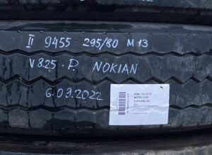 Nokian gumiabroncs 295/80 r22. 5 v8. 25 p 9455 6. 09. 2022
