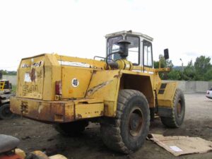 Buldoexcavator liebherr l541 – első és hátsó tengely