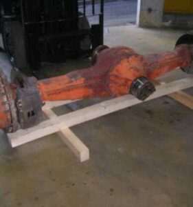 Első-hátsó tengely fiat-hitachi fr220 homlokrakodóhoz