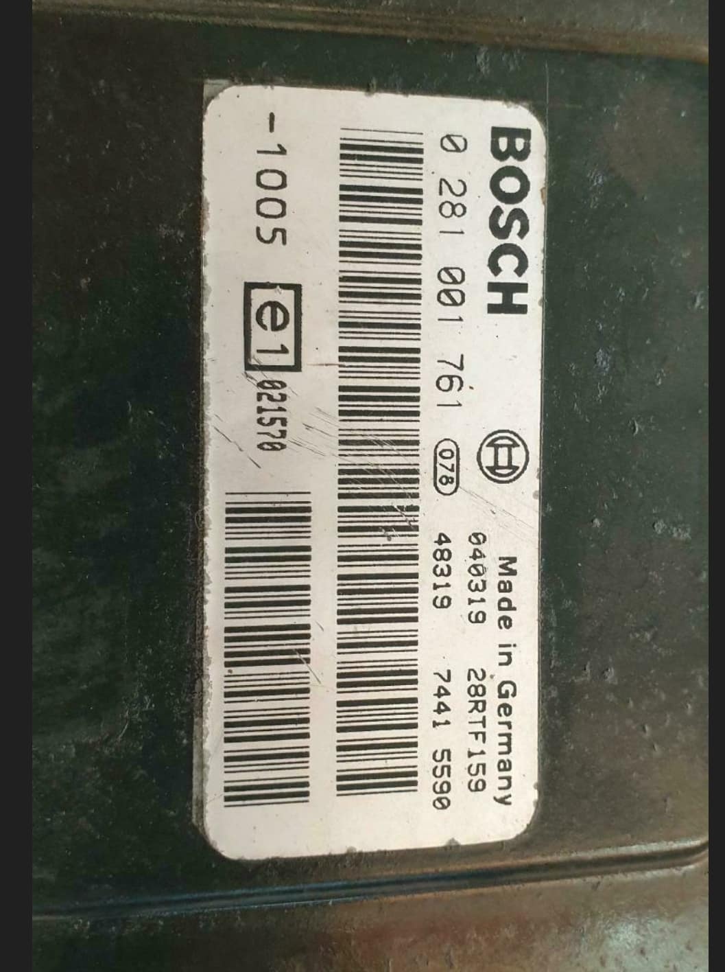 Számítógép BOSCH MAN TGA D2866 LF26 0281001761