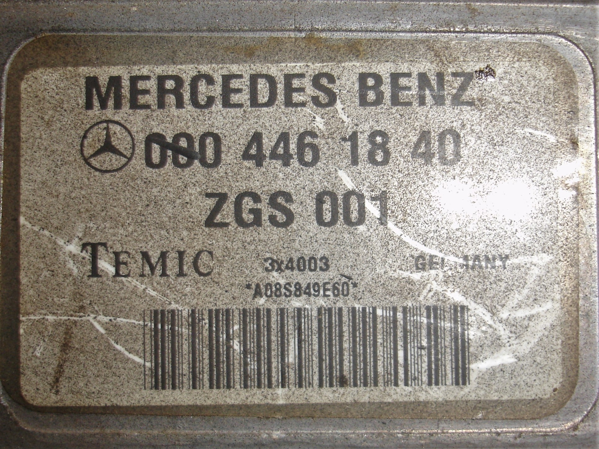 Számítógép Mercedes OM501 A0154479640