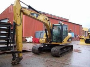 Caterpillar 312c bontott lánctalpas kotrógép