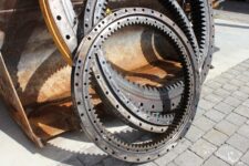 Hitachi ZX140W forgótányér – gépalkatrész csere