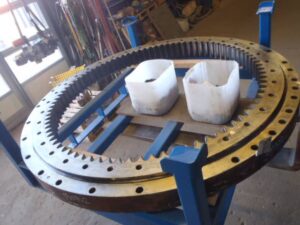 Forgókorona kobelco sk460lc kotrógéphez
