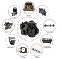 Cummins motoralkatrészek – légkompresszor, csapágy, üzemanyag-szivattyú BYC, főtengely, hengerblokk, befecskendező, olajszivattyú, turbó, vízszivattyú, B C L sorozat