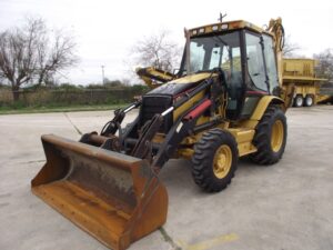 Multifunkciós caterpillar kotrógép – keresztény, maros