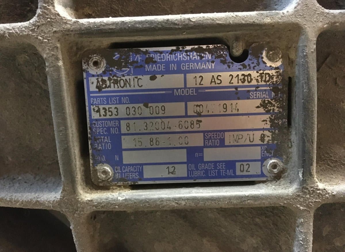 MAN 12AS2130TD sebességváltó – 81320046136