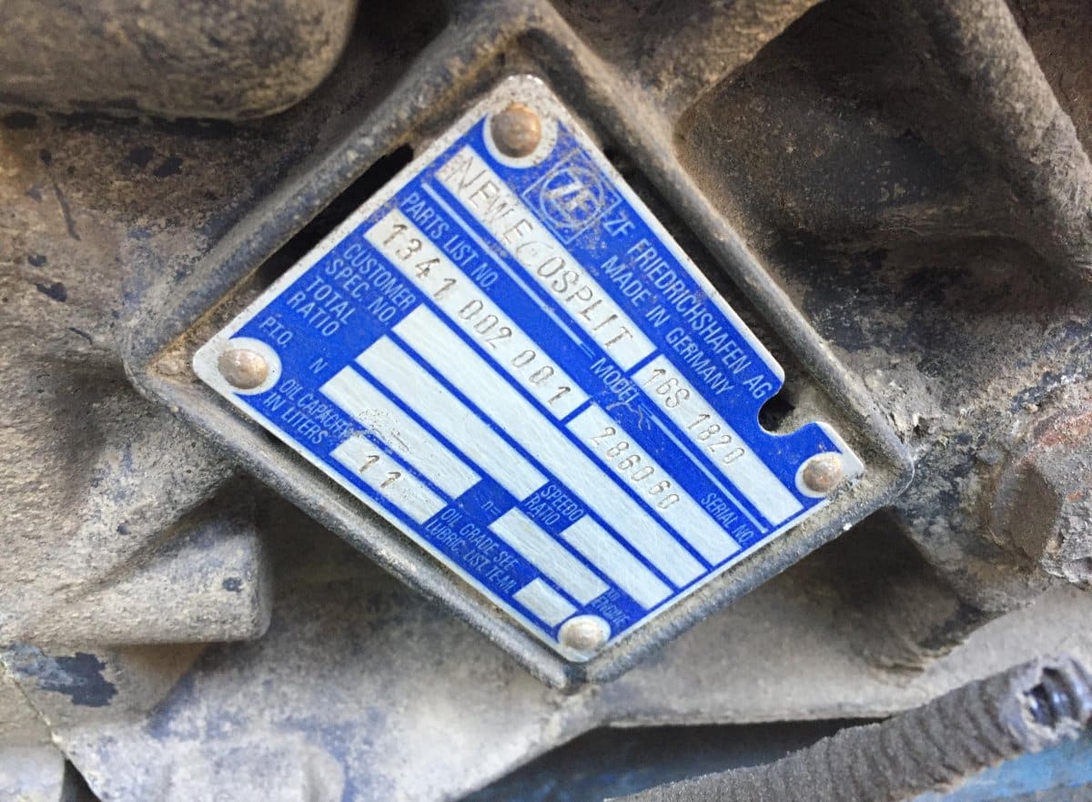 ZF Ecosplit 16S1820 sebességváltó (Cod: 81320036672)