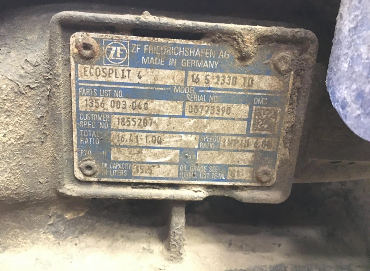 ZF Ecosplit 4 16S2330TD sebességváltó DAF CF85-hez