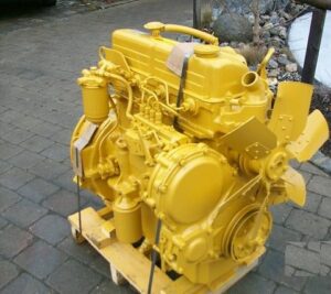 Használt, sárga festésű ford targonca motor