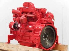 Használt Deutz BF4M2012C motor, pirosra festve