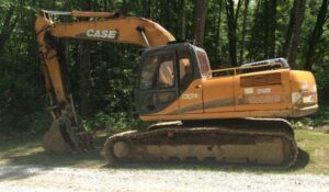 Case cx210 kotrógép bontása