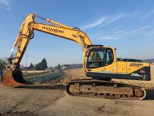 Hyundai R250NLC-9 kotrógép alkatrész bontás