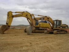 Komatsu PC750 kotrógép bontás