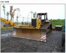Caterpillar D6N buldózer alkatrészek szétszerelése