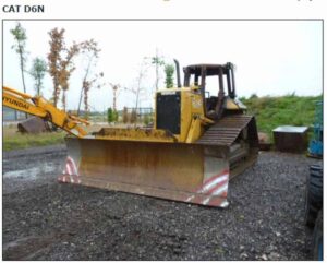 Caterpillar d6n buldózer alkatrészek szétszerelése