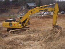 Komatsu PC300 LC kotrógép bontás