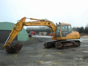 Hyundai r130lc kotrógép bontásra