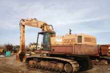 Case 220B kotrógép bontása