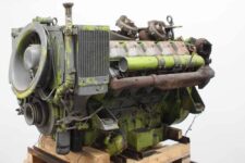 Deutz BF10L513 motor építőipari gépekhez – bontott, használt alkatrészek