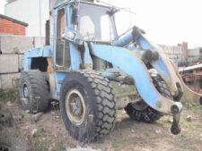 Hanomag E50 homlokrakodó bontás