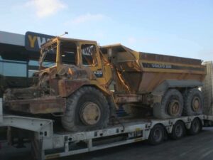 Volvo a25c dömper bontott alkatrész – használt állapotú
