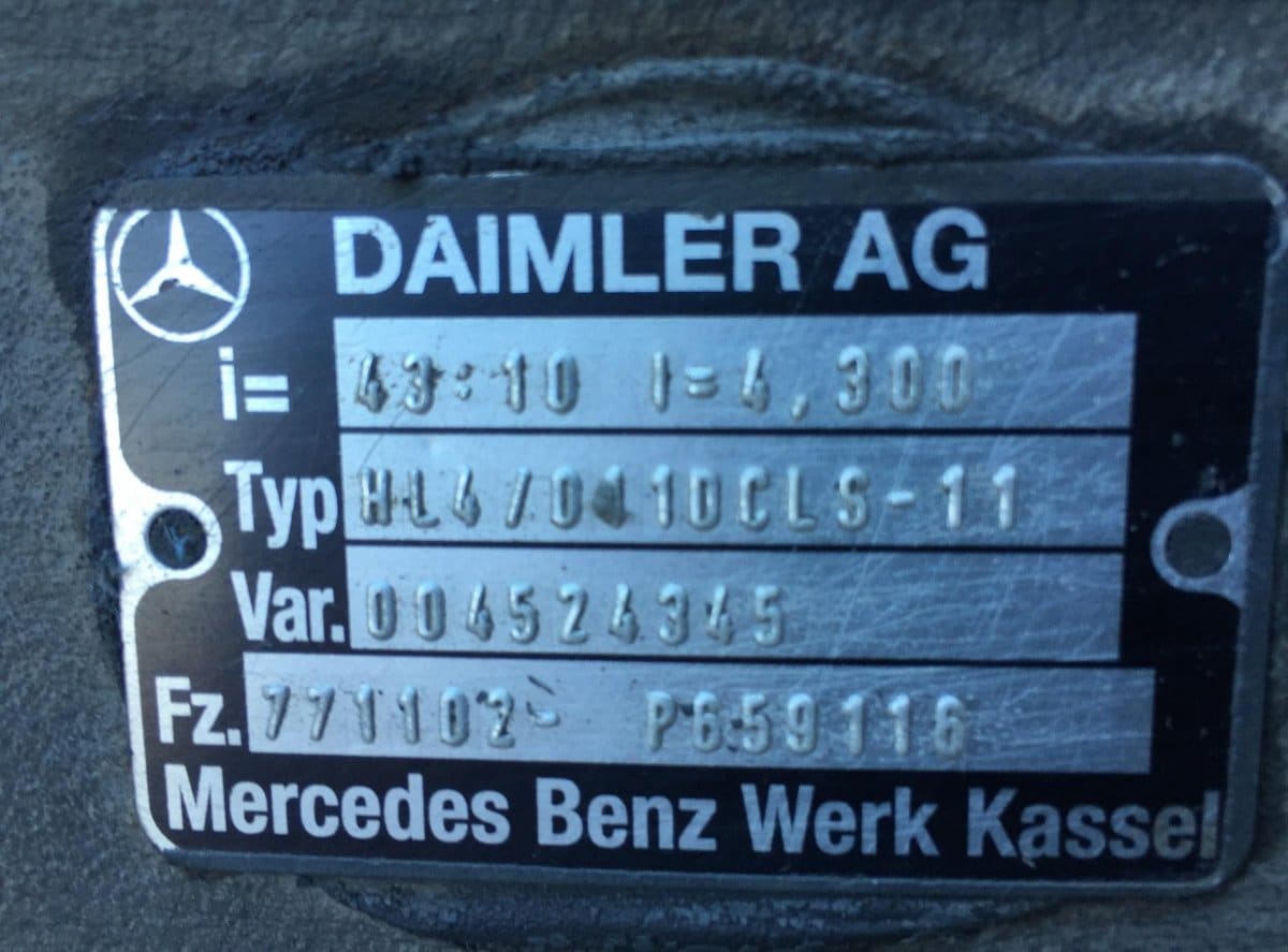 Differenciálmű ATEGO HL-4/11DCLS-11 0003504303