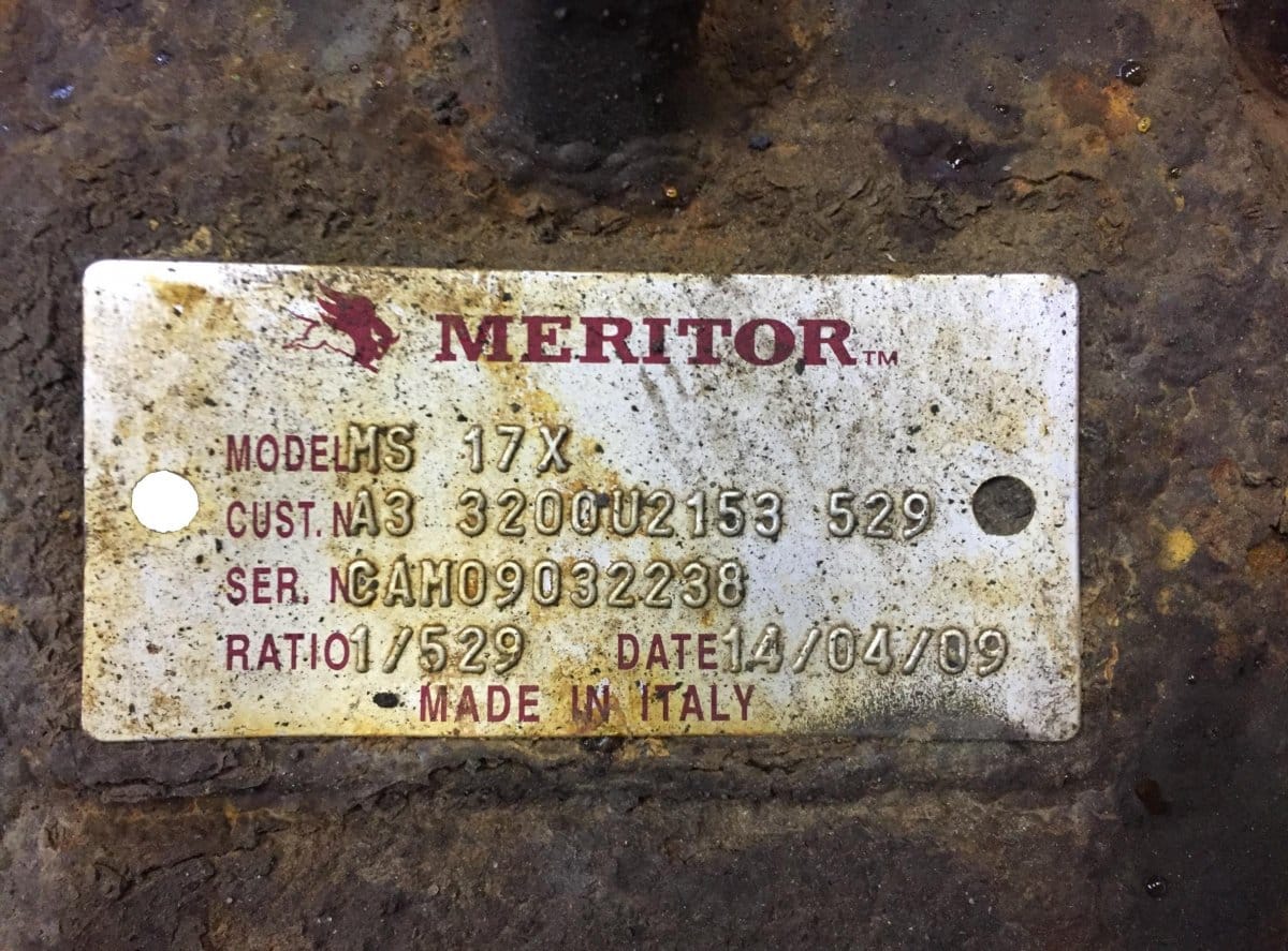 Meritor MS17X 37 7 5,29 differenciálmű