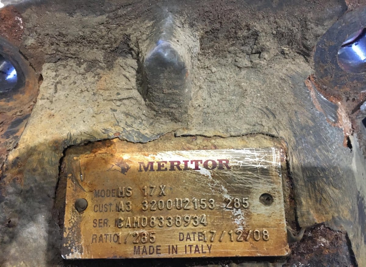 Meritor MS17X differenciálmű Z37:13 I=2,85