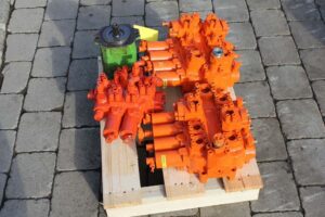 Atlas 1104 kotrógép hidraulikus elosztó – narancssárga modell