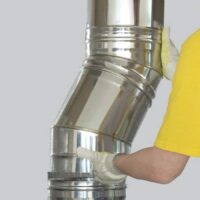Hornkar – rozsdamentes acél fix cső