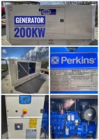 Generátor P200-3 200KW 50Hz Perkins 1106A-70TAG3 motorral és FG Wilson FG 100 vezérlőpanellel, új, garanciával
