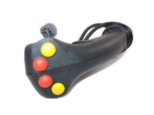 Joystick vezérlés jcb 80152 minikotróhoz, 4 színes gombbal