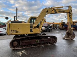 Komatsu pc180lc kotrógép bontás