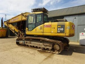 Komatsu pc210lc-7 kotrógép bontás, 2008-as évjárat