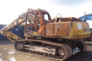 Komatsu pc210 lc-5 kotrógép bontás