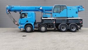 Liebherr ltf 1045-4. 1 daru scania p380 alvázon