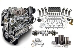 Komatsu gépek motorjai és alkatrészei