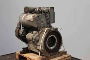 Deutz f2l912 motor fa raklapon, elölnézet