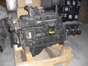 Komatsu saa6d107e-1 motor, használt