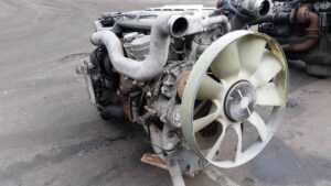 Man d2866lf01 dízel turbó motor, jó állapotú, használt