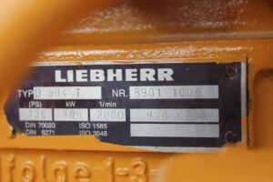 Használt liebherr d 904 t motor, 100 kw, 2000 1/min