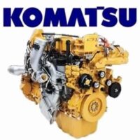 Használt Komatsu kotrógép motor